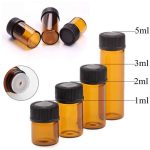 1ml 2ml 3ml 5ml druppelflesjes fles amber glas druppel reguleringsdopje