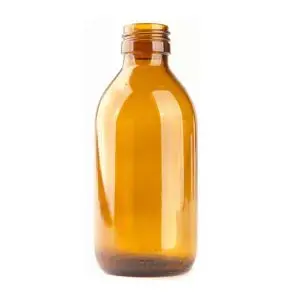 200ml medicijnfles amber bruin glas din28 28 410