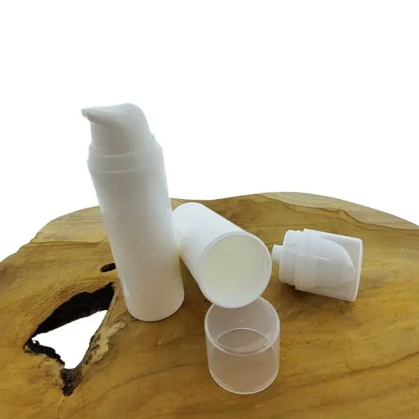 50ml airless dispenser wit lotion gel creme flesje