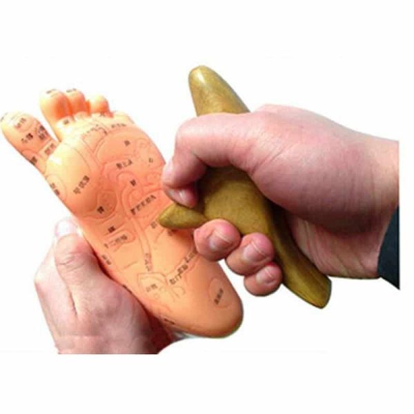 Houten massage gereedschap body hand voet reflexologie acupenctuur punt