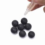 Parfum diffuser ketting hart medaillon lavasteen aromatherapie4 1