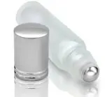 Parfum flesje leeg metalen roller mat glas etherische olie fles 10ml 1
