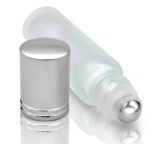 Parfum flesje leeg metalen roller mat glas etherische olie fles 10ml 1