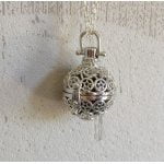 Parfum medaillon ster lavasteen