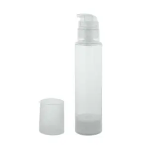 airless creme pomp flesje 200ml transparant lotion gel dispenser pompje