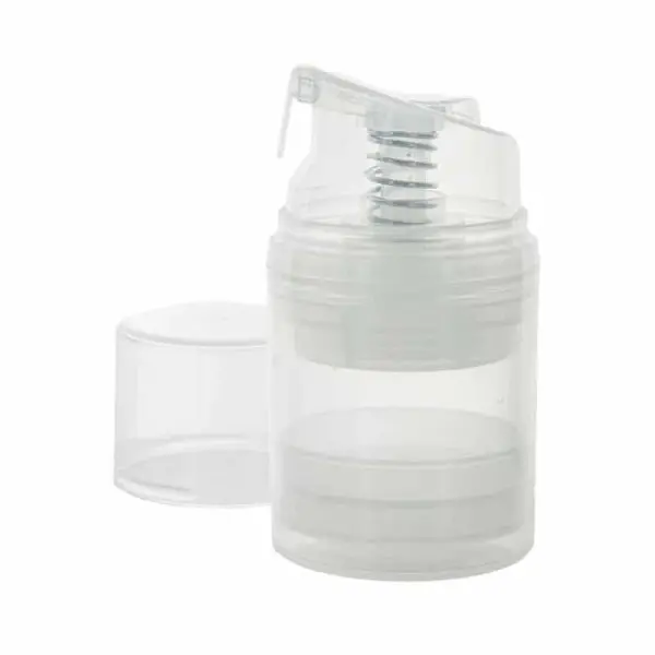 airless creme pomp flesje lotion gel dispenser pompje garantiesluiting