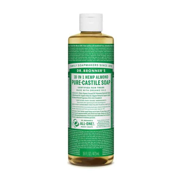 amandel castille zeep vloeibaar dr bronners