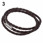 armband gevlochten leer bruin