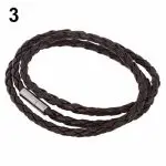 armband gevlochten leer bruin