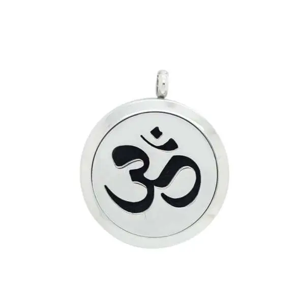 aum ohm om mantra parfum medaillon o 25 mm diffuser hanger pad