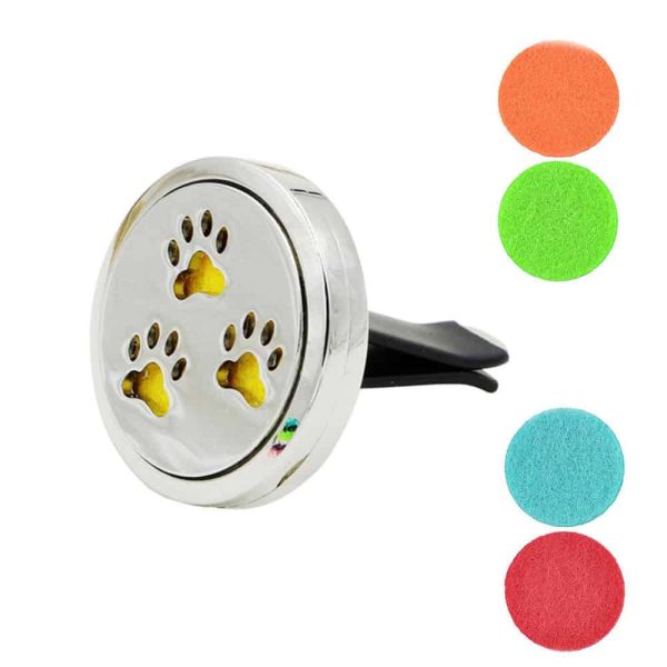 auto geur medaillon pootjes ventilatie diffuser clip essentiele olien