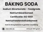 Baking Soda Natriumbicarbonaat Zuiveringszout