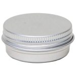 blikken potjes rond 10ml schroefdeksel aluminium verpakkingen