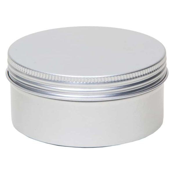 blikken potjes rond 250ml schroefdeksel aluminium verpakkingen