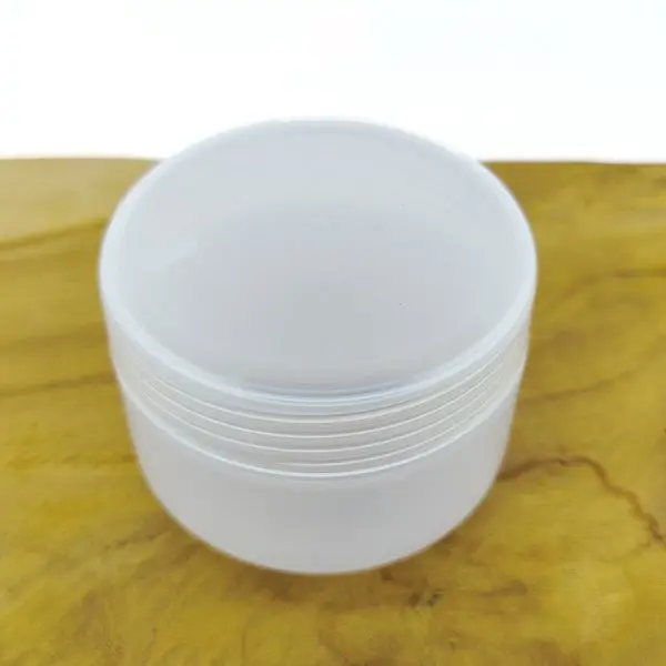 Cosmetica pot 100ml transparant + inlay + schroefdeksel