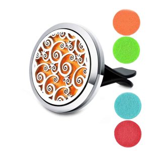 dancing circle geur verspreider auto ventilatie diffuser clip essentiele olien