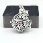 diffuser aroma ketting bloem medaillon aroma sieraden