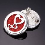 drie harten broche speld parfum geur medaillon