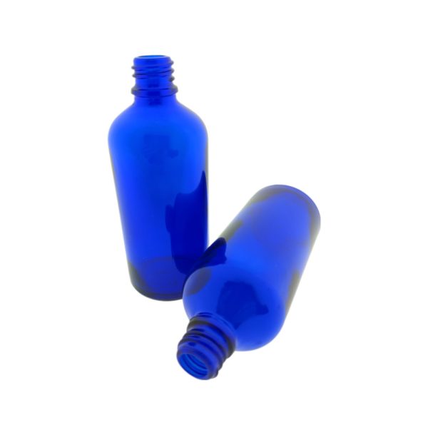 Druppelflesjes 100ML Kobalt Blauw Glas DIN18