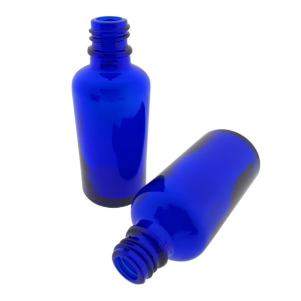 Druppelflesjes 50ML Kobalt Blauw Glas DIN18