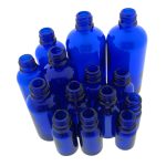 Druppelflesjes Kobalt Blauw Glas DIN18