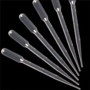 druppelpipet transparante plastic vloeistof pipetten laboratorium pipet 3ml