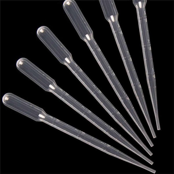 druppelpipet transparante plastic vloeistof pipetten laboratorium pipet 3ml
