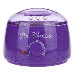 elektrisch smeltpannetje bijenwas cacaoboter sheaboter was waxverwarmer paars