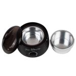 elektrisch smeltpannetje bijenwas cacaoboter sheaboter zwart