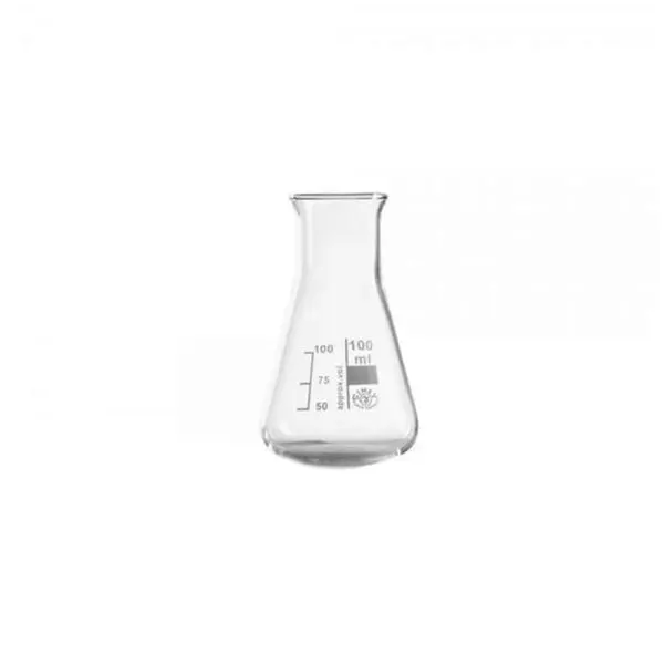 erlenmeyer 100 ml wijdmonds hittebestendig borosilicaat glas