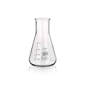 erlenmeyer 500 ml wijdmonds hittebestendig borosilicaat glas