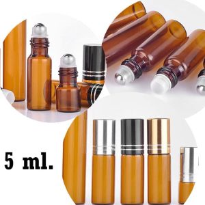 essentiele olie roller flesjes 5 ml parfumroller amber glas roll on rollers