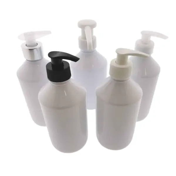 fles 250ml wit glans pet olie lotion zeep dispenser pompje