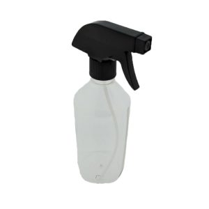 Fles 500ml transparant trigger sprayer verstuiver spraypistool zwart