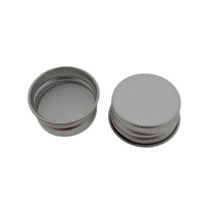 Fles doppen aluminium zilverkleurige schroefdop draaidop din24 24/410