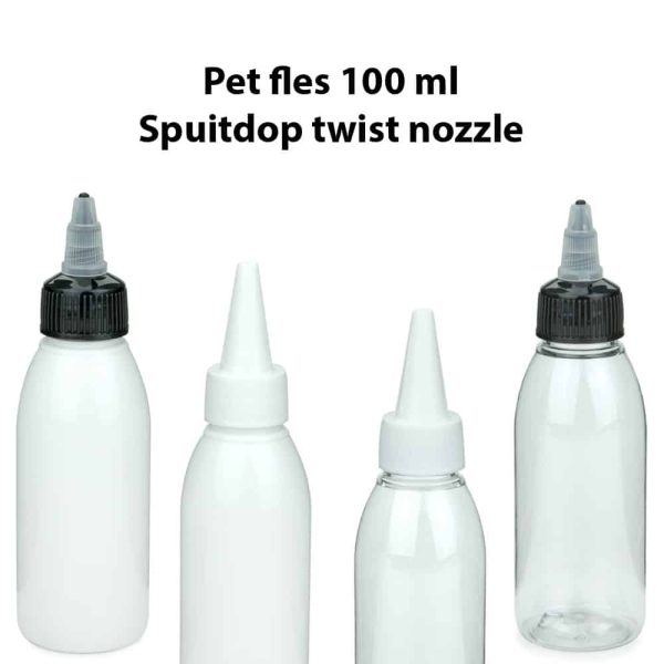 fles draai spuitdop twist nozzle 100 ml doseerfles 1