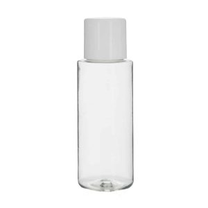 flesje 30ml transparant pet witte dop