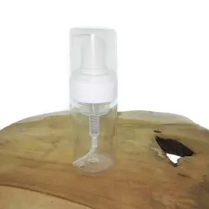 foam schuim pomp set transparant fles 100 ml foamer dop wit zeeppomp dispenser