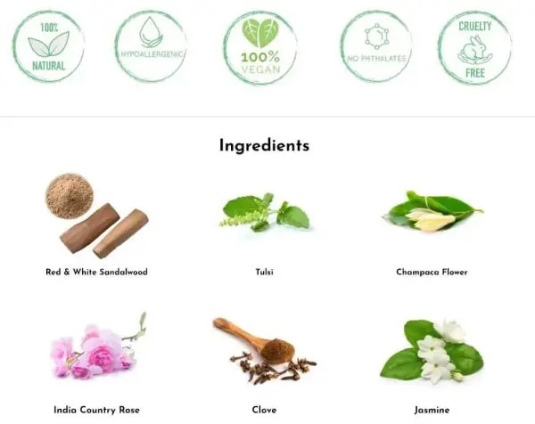 geur van samadhi natuurlijk deodorant ingredienten