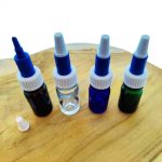 glazen fles 5ml zentropmontuur druppeltuit rubber bl d18 18410