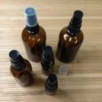 glazen fles lotion pomp 10ml t m 100ml amber glas