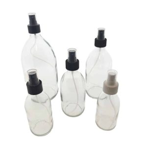 glazen sprayfles helder transparant spray verstuiver