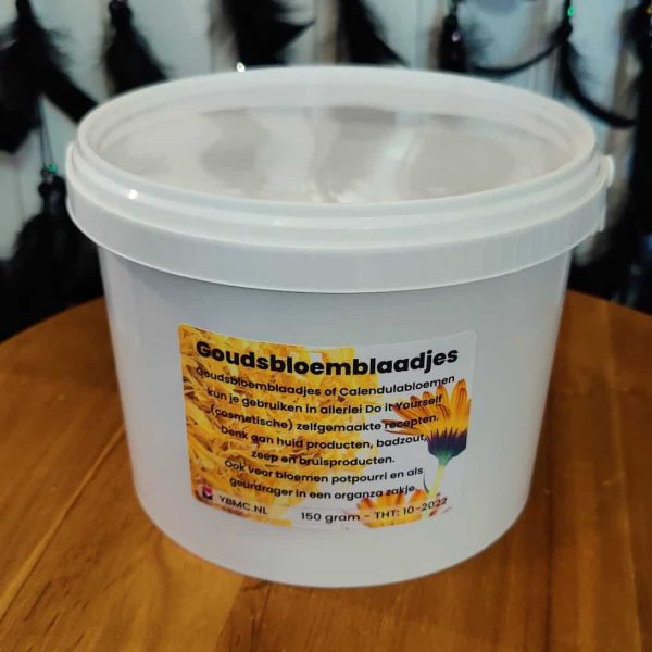 goudsbloemblaadjes calendula officinalis goudsbloem emmer 150gram