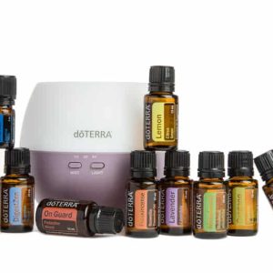 home essentials kit doterra 10 essentiele olien petal diffusser