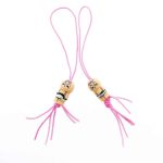 houten gelukspoppetjes meisjes baby roze