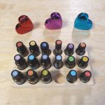 houten presentatie display 18 vakken essentiele olie flesjes 15ml