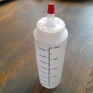 knijpfles doseertuit 250ml spuit tuit doseerfles maataanduiding