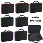 koffer 60 flesjes 5ml 15ml essentiele olie reistas