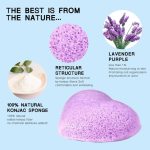 konjac spons lavendel