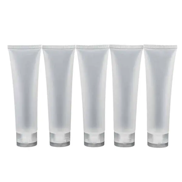 lege tube 100ml plastic transparant hervulbare cosmetica tubes 100ml